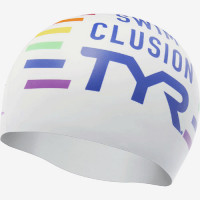 Силиконовая шапочка для плавания TYR Swim Clusion Silicone Swim Cap