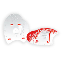 Лопатки для плавания HEAD, бело-красные