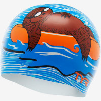 Шапочка для плавания TYR Sloth Silicone Swim Cap прикольный принт